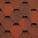 Hexagonaal rood