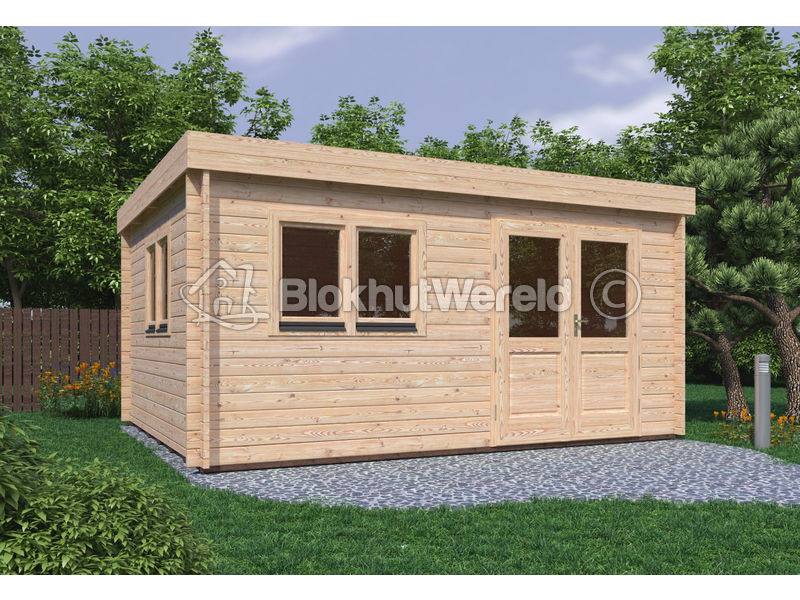 Tuinkantoor 5x4m | helemaal compleet | pakket korting