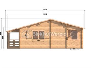 Chalet Evelin 68mm 11,1x8,4m (103m2) — 4