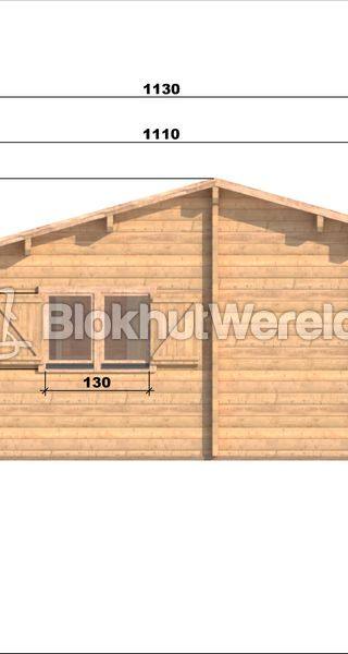 Chalet Evelin 68mm 11,1x8,4m (103m2) — 4
