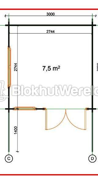 Tuinhuis Aalsmeer 3x3m 28mm — 4