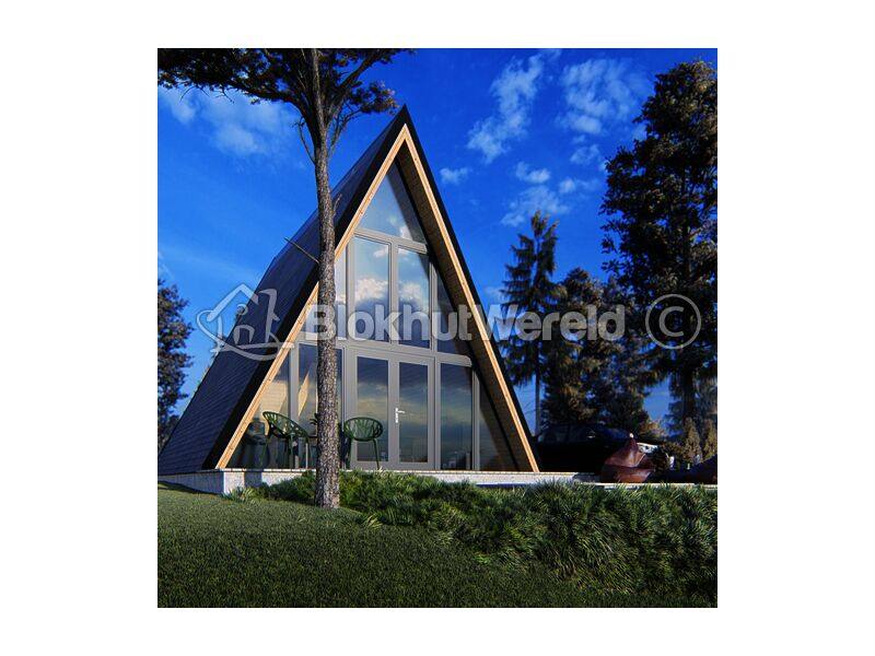 A frame zomerhuis 5,88x7m 44mm