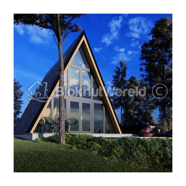 A frame zomerhuis 5,88x7m 44mm