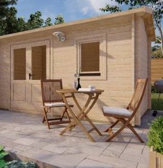 Blokhut Deventer 2,5x4,5m 44mm — afbeelding 5