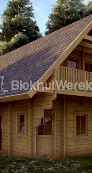 Weekend Chalet Monviso 6,56x9,1m 88mm — 1