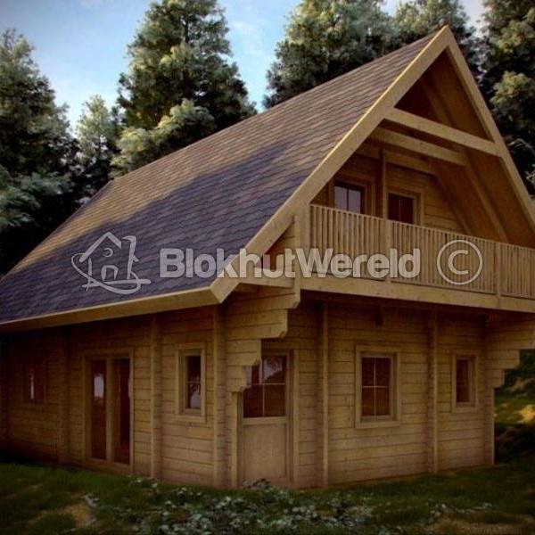 Weekend Chalet Monviso 6,56x9,1m 88mm