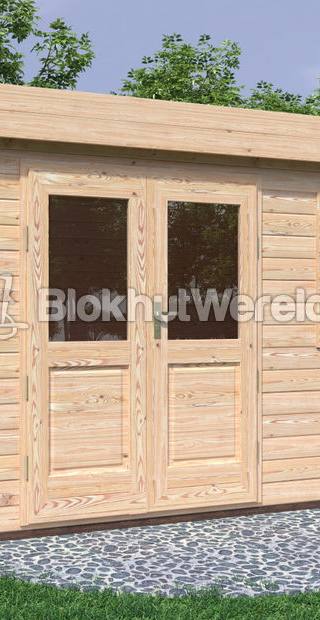 Tuinkantoor 3,4x2,5m | helemaal compleet | pakket korting — 1