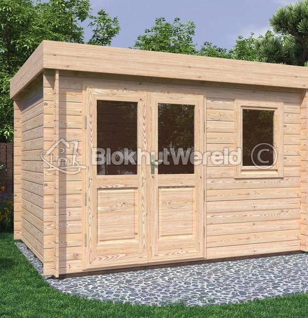 Tuinkantoor 3,4x2,5m | helemaal compleet | pakket korting