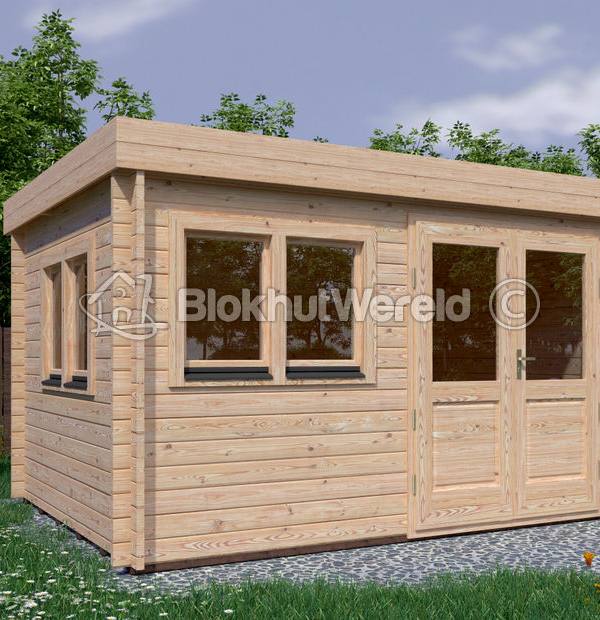Tuinkantoor 4x3m | helemaal compleet | pakket korting