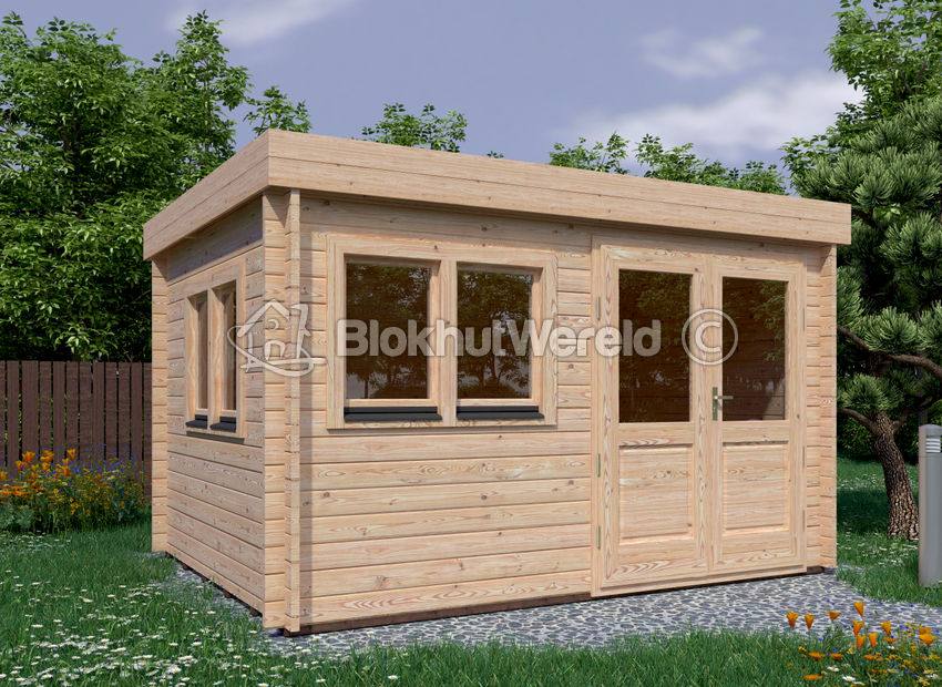 Tuinkantoor 4x3m | helemaal compleet | pakket korting