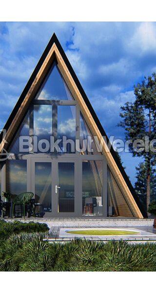 A frame zomerhuis 5,88x7m 44mm — 4