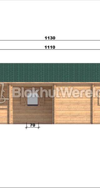 Chalet Evelin 68mm 11,1x8,4m (103m2) — afbeelding 5