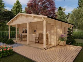 Weekend Chalet Bal 6x6m 68mm — 3