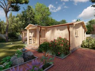 Chalet Evelin 68mm 11,1x8,4m (103m2) — 3