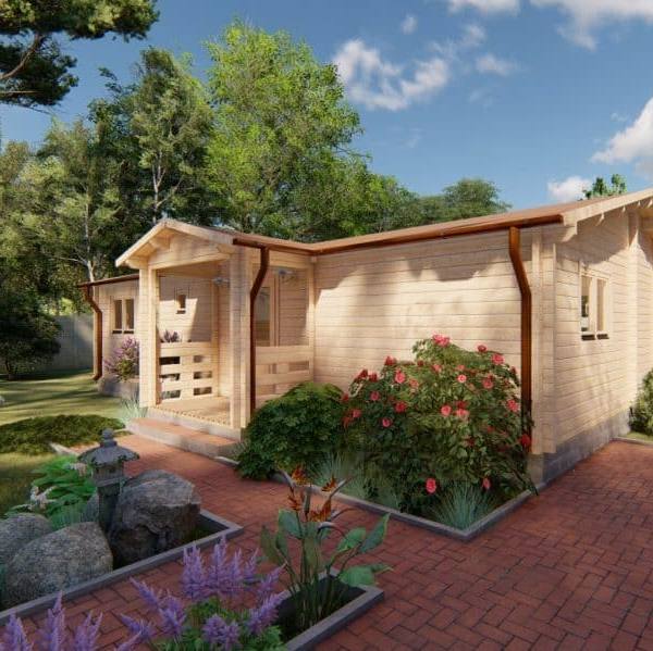 Chalet Evelin 68mm 11,1x8,4m (103m2)