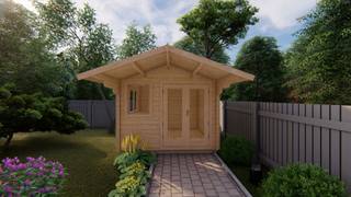 Tuinhuis Aalsmeer 3x3m 28mm — 2