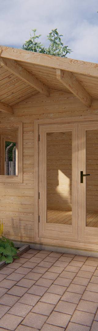 Tuinhuis Aalsmeer 3x3m 28mm — afbeelding 5