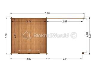 Tuinhuis Amstelveen 3x5,9 - 44mm — 3