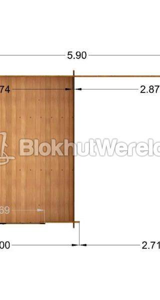 Tuinhuis Amstelveen 3x5,9 - 44mm — afbeelding 3