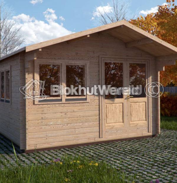 Tuinkantoor 4x3m | Zadeldak | helemaal compleet | pakket korting