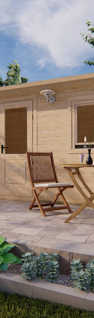 Blokhut Deventer 2,5x4,5m 44mm — afbeelding 4