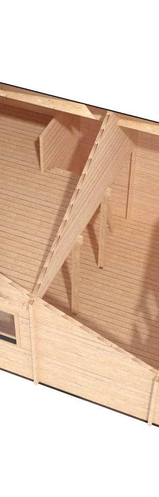 Chalet Groningen Max 5,6x6,6m 68mm — afbeelding 3