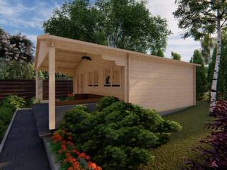 Blokhut Steenwijk 6x5m 44mm — 3