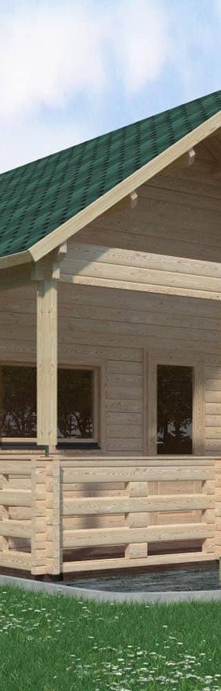 Chalet Groningen Max 5,6x6,6m 68mm — afbeelding 5