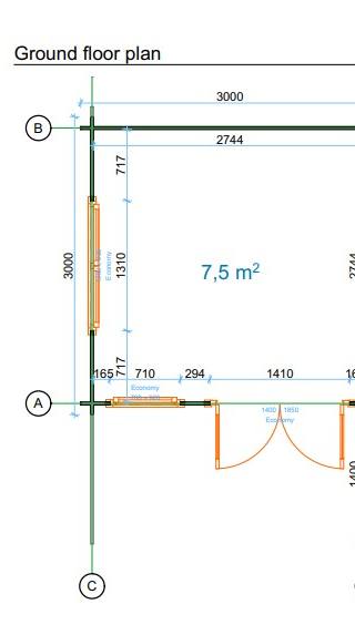 Tuinhuis Aalsmeer 3x3m 28mm — 3