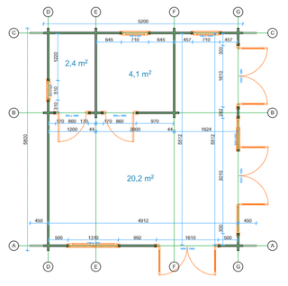 Tuinhuis Amstelglorie 5,00x5,60-44 28m² | Zadeldak — 3