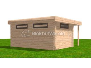 Tuinkantoor Asterix 5x4.95m 68mm alleen maatwerk leverbaar, prijs op aanvraag — 3
