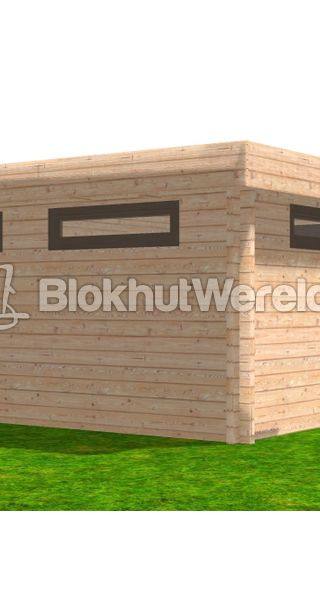 Tuinkantoor Asterix 5x4.95m 68mm alleen maatwerk leverbaar, prijs op aanvraag — 3
