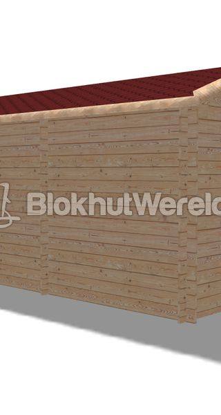 Tuinhuis Rijsenhout met overkapping 2,5x5 28mm — afbeelding 2