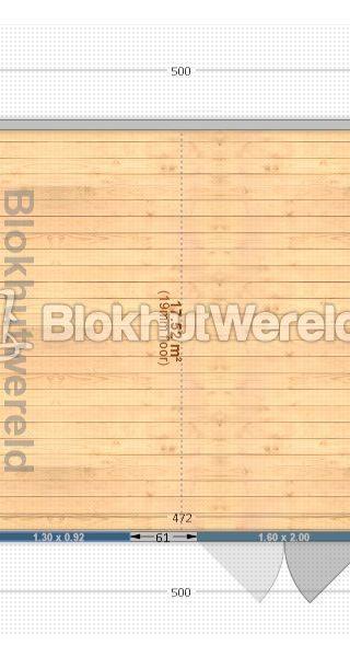 Tuinkantoor 5x4m | helemaal compleet | pakket korting — 2