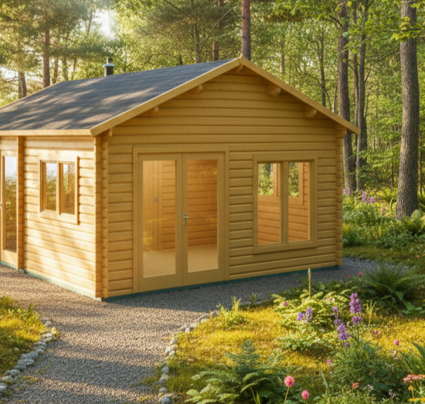 Tuinhuis Buikslotermeer 4,60x5,60-44 25,76m² | Zadeldak