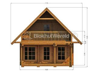 Weekend Chalet Cervino 7,75x9,3m 88mm — 3