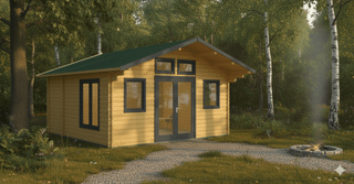 Tuinhuis De Bretten 4,80x4,90-44 23,52m² | Zadeldak — 2