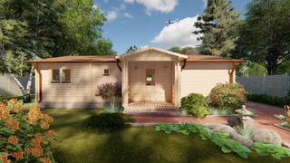 Chalet Evelin 68mm 11,1x8,4m (103m2) — 2