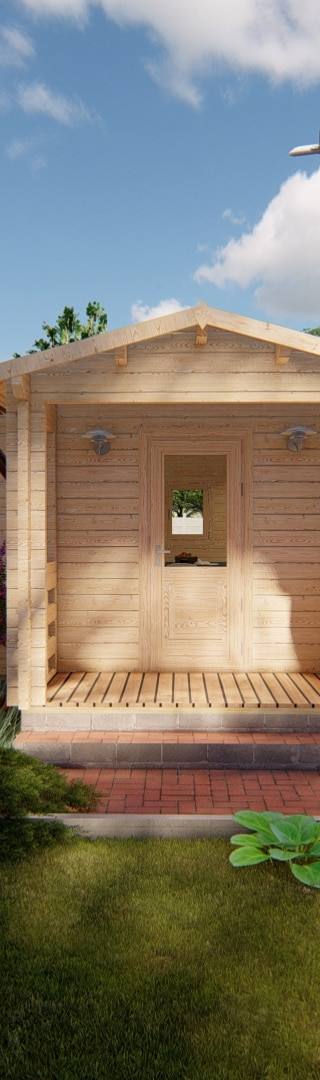 Chalet Evelin 68mm 11,1x8,4m (103m2) — 2