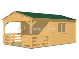 Eigen ontwerp De Kwakel 4x6m incl. luifel 44mm — 2
