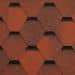 Hexagonaal rood