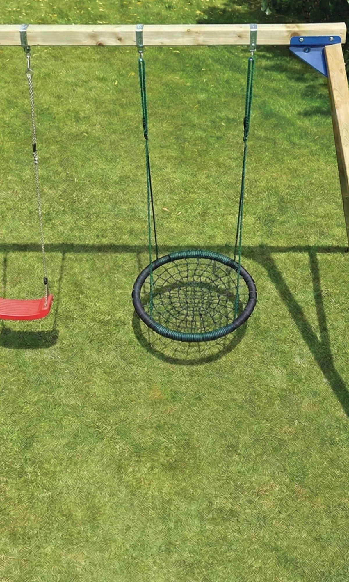 Aanbouwschommel speeltoestel Swing, geschaafd grenen