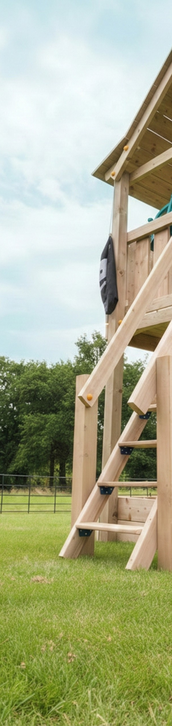 Aanbouwtrap speeltoestel Steps, geschaafd grenen