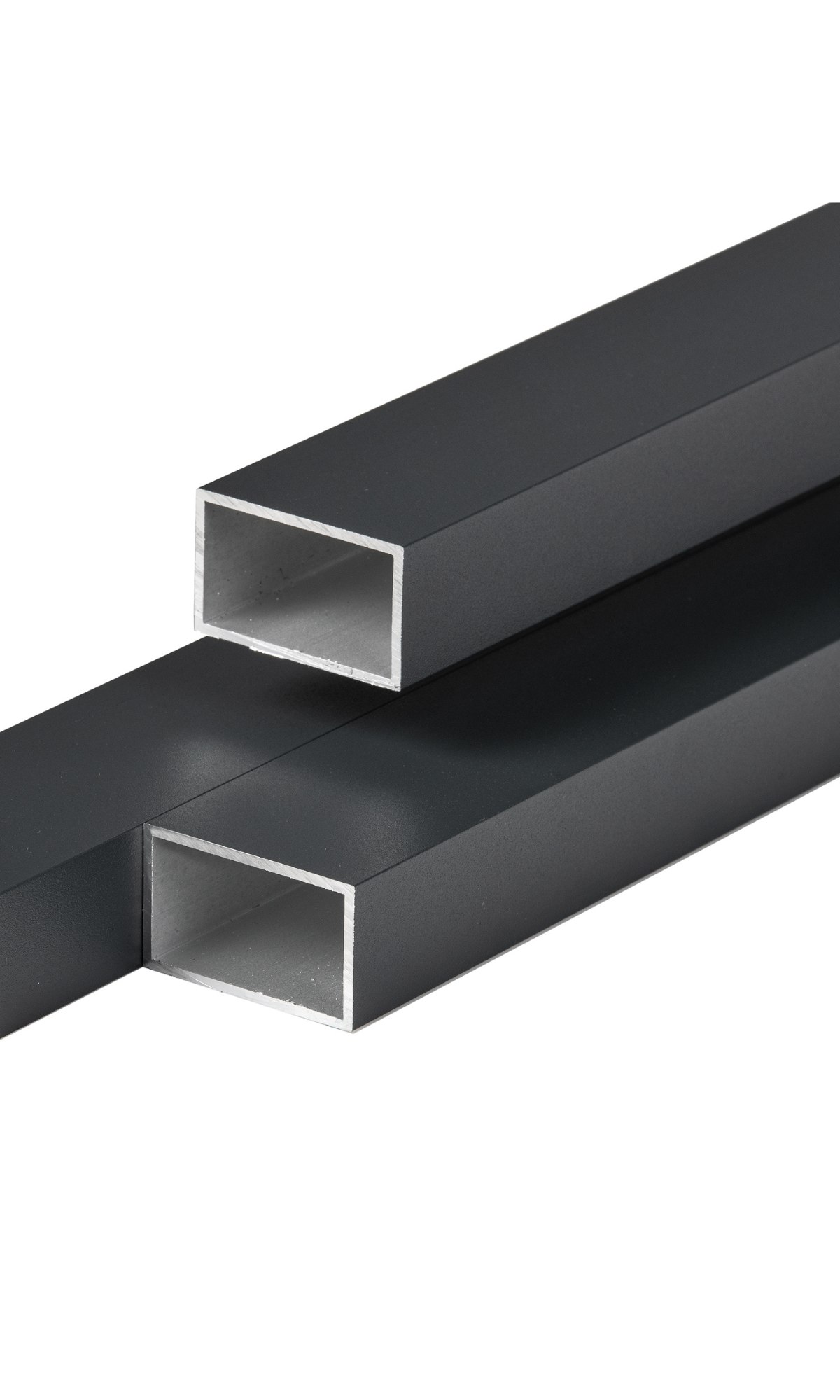 Aluminium onderconstructie zwart 3,0 x 5,0 x 400 cm