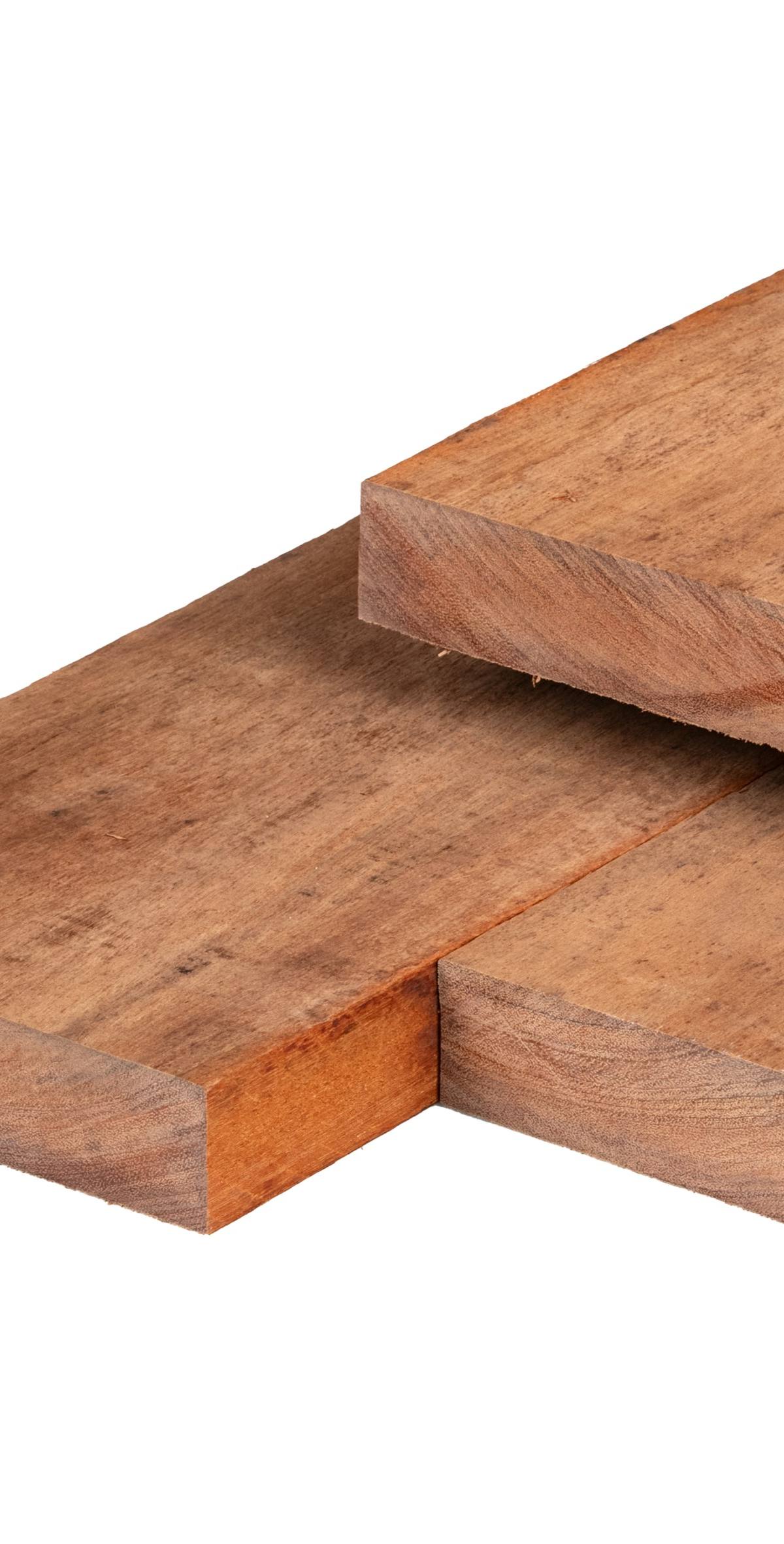 Angelim vermelho hardhout bestekhout 4,0 x 20,0 x 200 cm fijnbezaagd