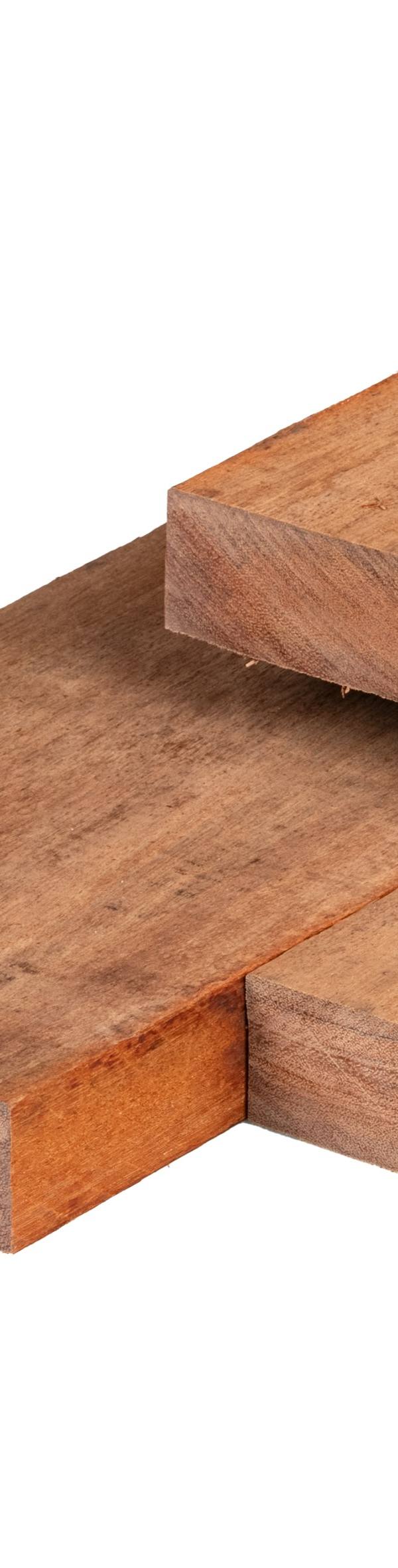 Angelim vermelho hardhout bestekhout 4,0 x 20,0 x 200 cm fijnbezaagd