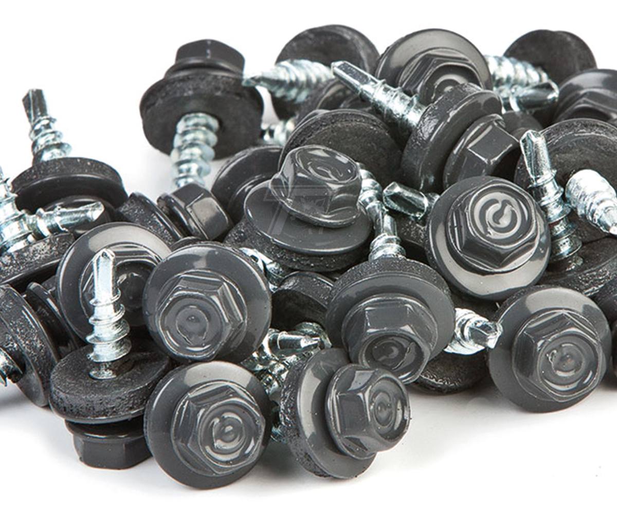 Aquapan / Easypan schroeven - antraciet - 20 mm - doos van 40 stuks