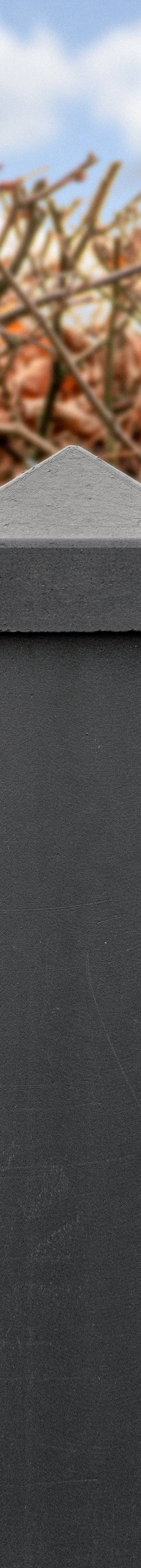 Berton© afdekkap antraciet gecoat, diamantkop 180 cm — afbeelding 2