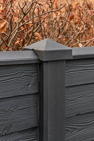 Berton© afdekkap antraciet gecoat, diamantkop 180 cm — 4