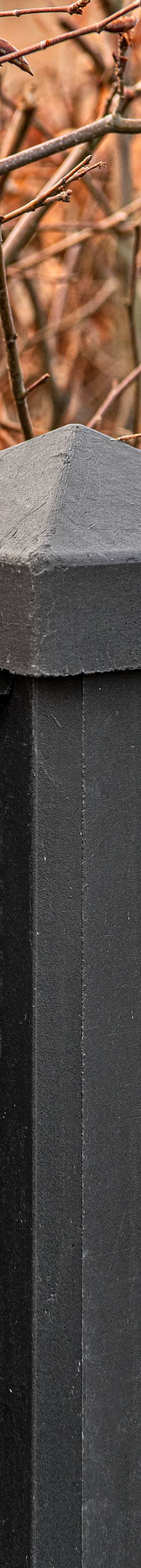Berton© afdekkap antraciet gecoat, diamantkop 180 cm — afbeelding 4